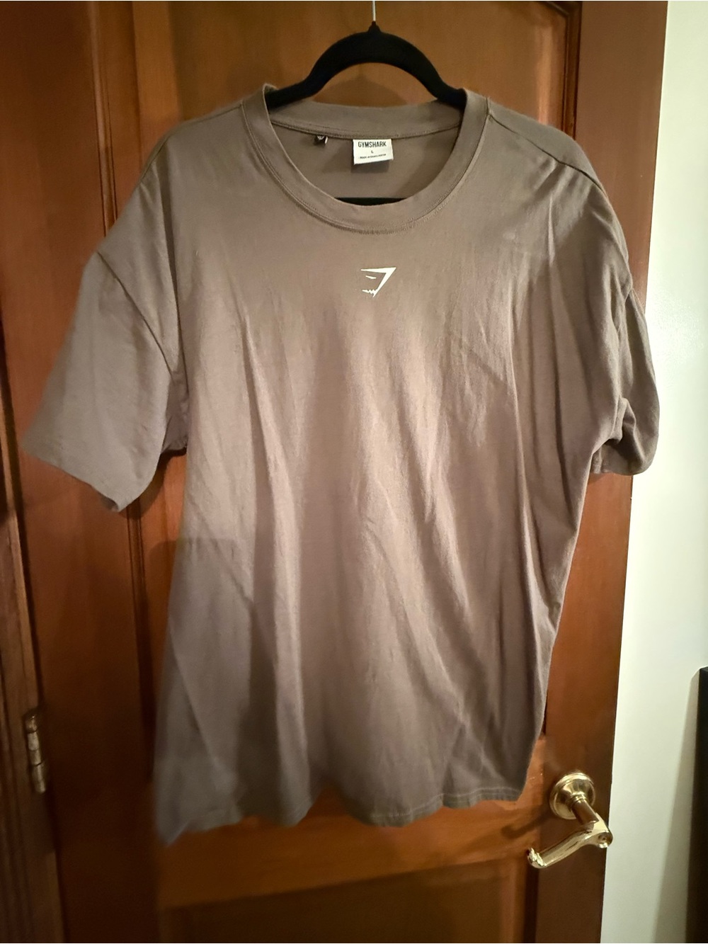 Gymshark Men's Crew Neck T-Shirt - Taupe Gray
